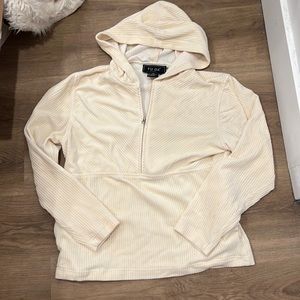 Creamy vintage fuda sport half zip